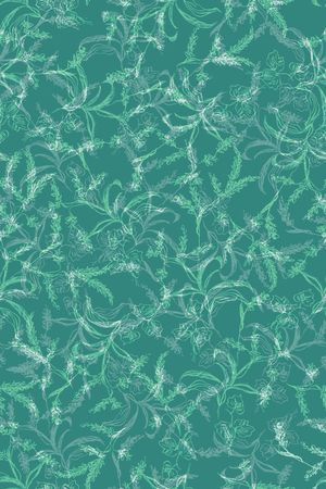 绿植树叶印花华亿平台图片