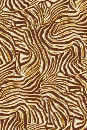 动物纹印花华亿平台图片