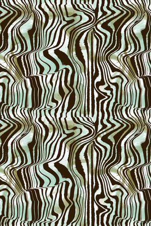 动物纹印花华亿平台图片