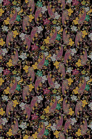 佩斯利印花华亿平台图片