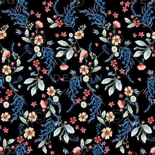 植物印花华亿平台图片