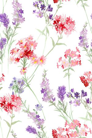 清爽底花卉印花华亿平台图片