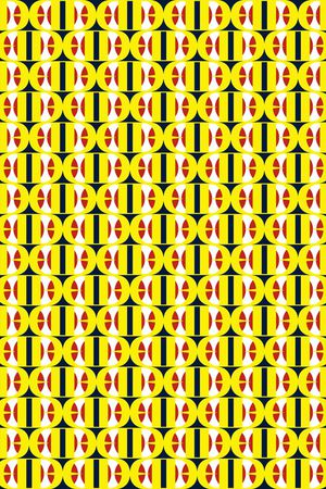 几何印花华亿平台图片