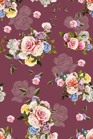 连衣裙印花华亿平台图片