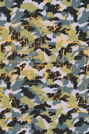 几何印花华亿平台图片