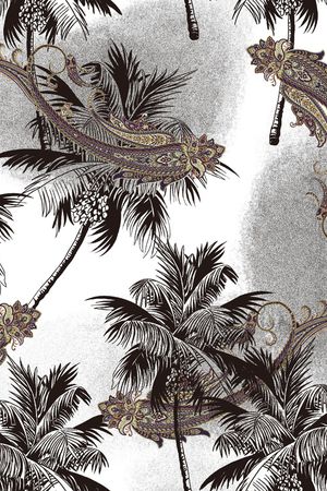 绿植树叶印花华亿平台图片