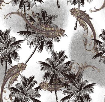 绿植树叶印花华亿平台图片