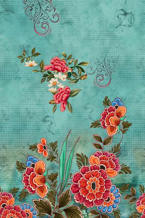 定位花印花华亿平台图片