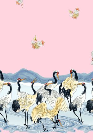 手绘印花华亿平台图片