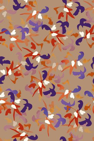 绿植树叶印花华亿平台图片