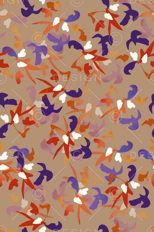 绿植树叶印花华亿平台图片