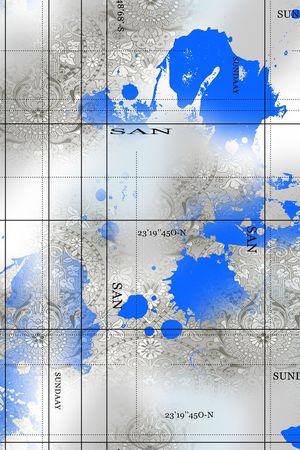 几何印花华亿平台图片