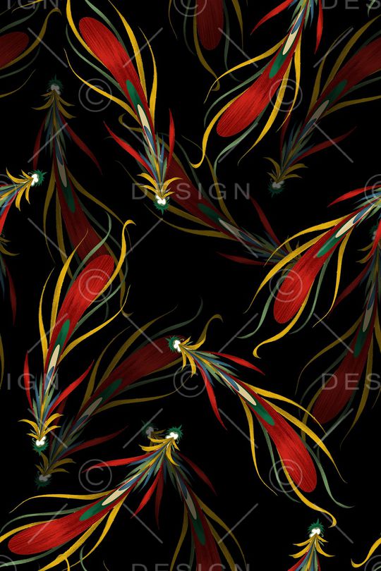 绿植树叶印花华亿平台图片