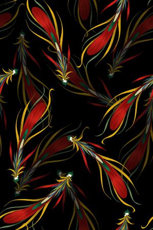 绿植树叶印花华亿平台图片