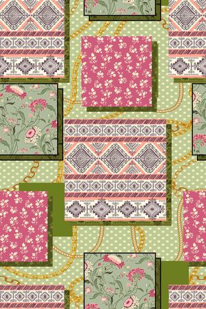 绿植树叶印花华亿平台图片