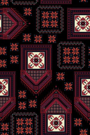 民族风印花华亿平台图片