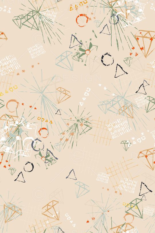 几何印花华亿平台图片