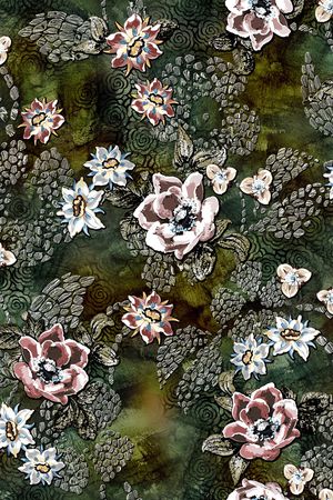 几何印花华亿平台图片