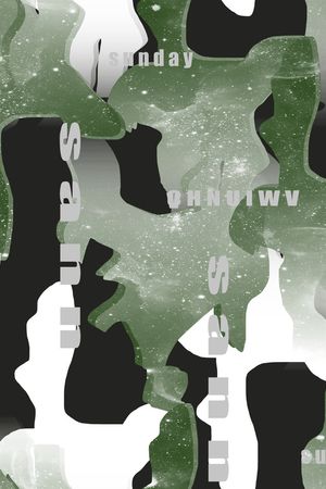 抽象男装印花华亿平台图片