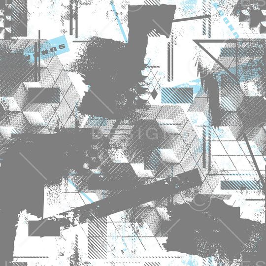 几何印花华亿平台图片