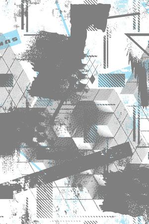 几何印花华亿平台图片