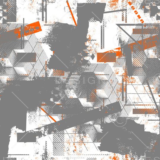 几何印花华亿平台图片