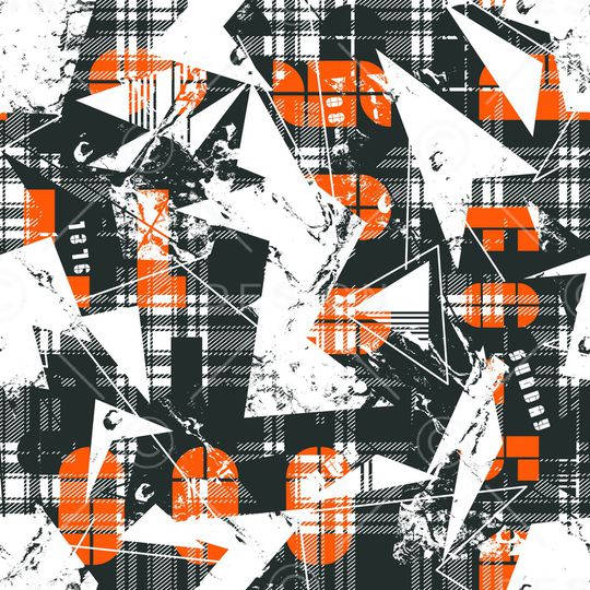 几何印花华亿平台图片