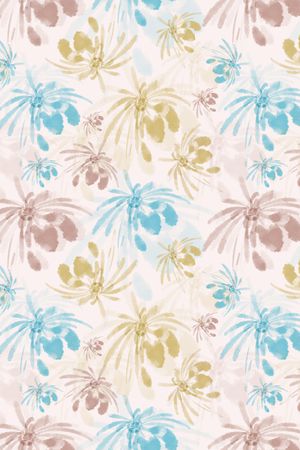 花卉蝴蝶印花华亿平台图片