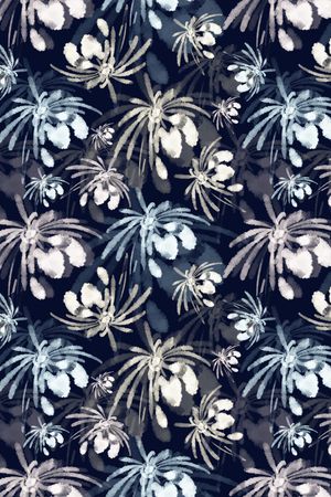 花卉蝴蝶印花华亿平台图片