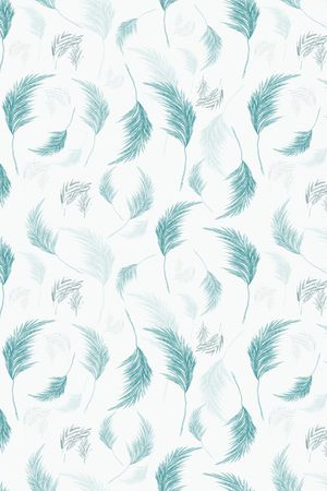 羽毛印花华亿平台图片