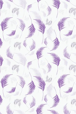 羽毛印花华亿平台图片