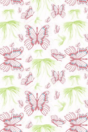 花卉蝴蝶印花华亿平台图片