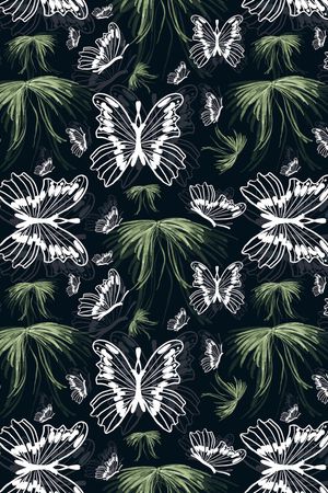 花卉蝴蝶印花华亿平台图片