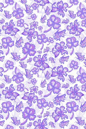 花卉蝴蝶印花华亿平台图片