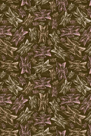 蝴蝶结印花华亿平台图片