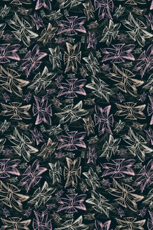 蝴蝶结印花华亿平台图片