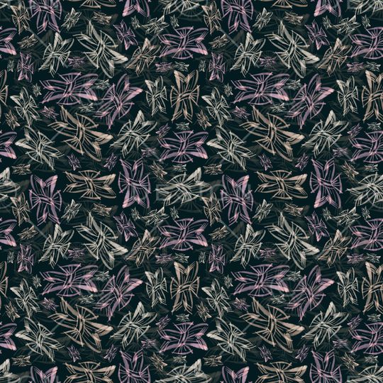 蝴蝶结印花华亿平台图片