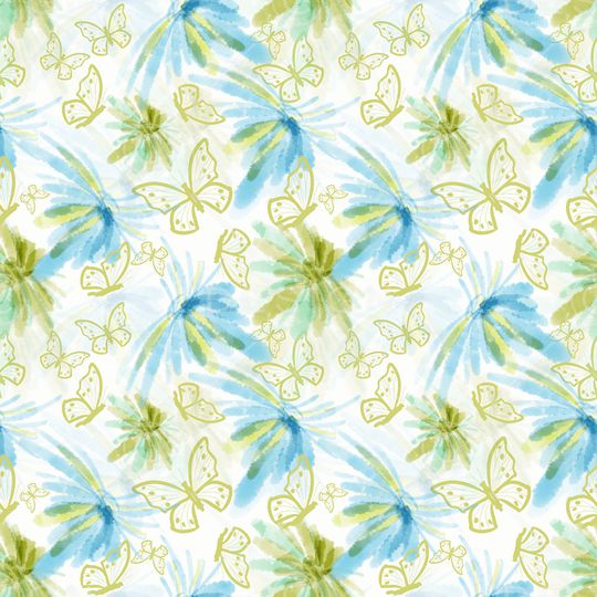 花卉蝴蝶印花华亿平台图片