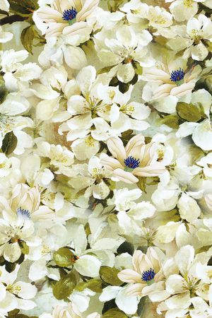 绿植树叶印花华亿平台图片