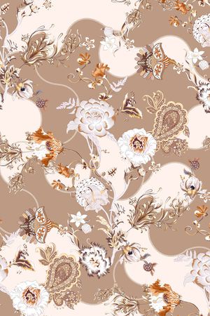 佩斯利印花华亿平台图片