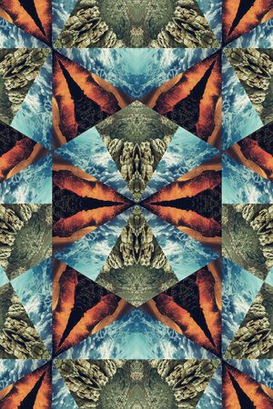 几何印花华亿平台图片