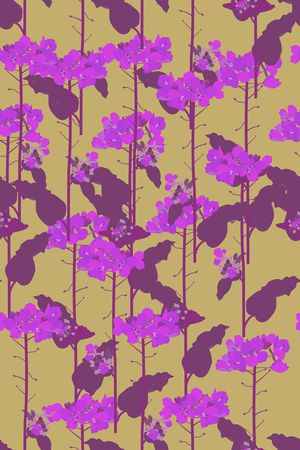 绿植树叶印花华亿平台图片