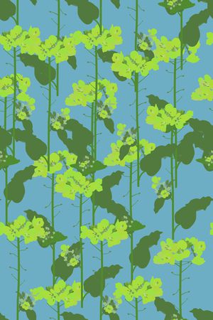 绿植树叶印花华亿平台图片