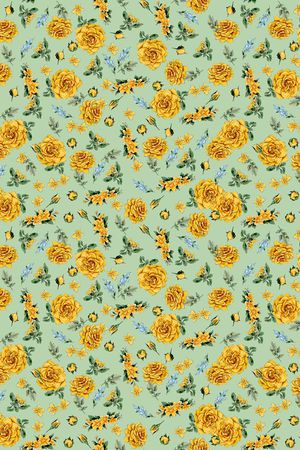 连衣裙印花华亿平台图片