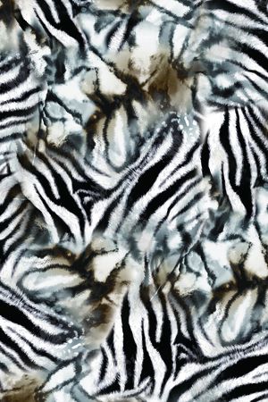 斑马纹印花华亿平台图片