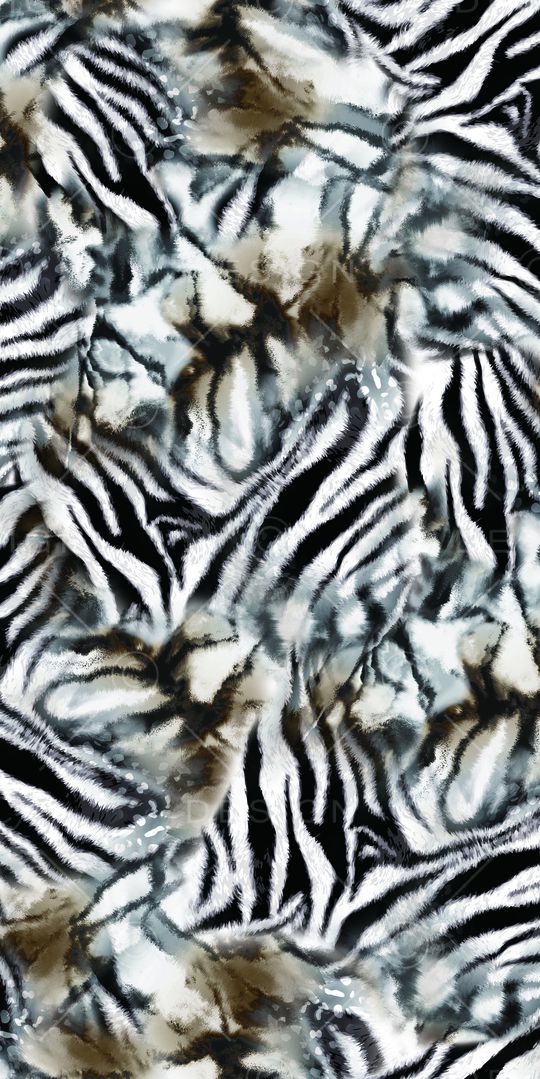 斑马纹印花华亿平台图片