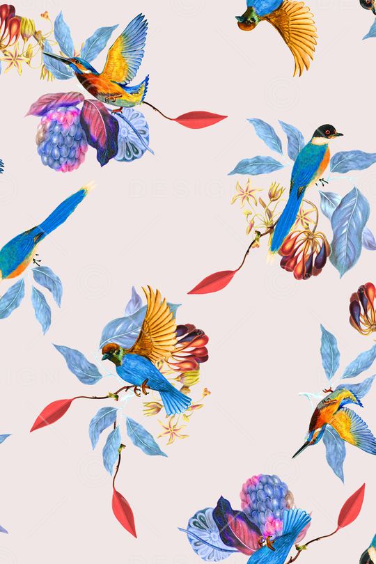 植物印花华亿平台图片