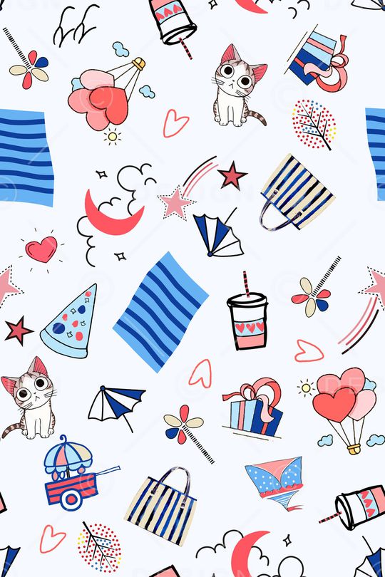 趣味卡通印花华亿平台图片