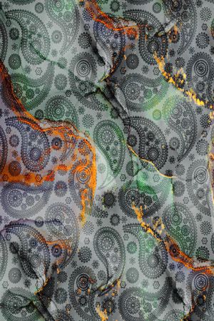 佩斯利印花华亿平台图片