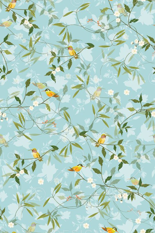 绿植树叶印花华亿平台图片